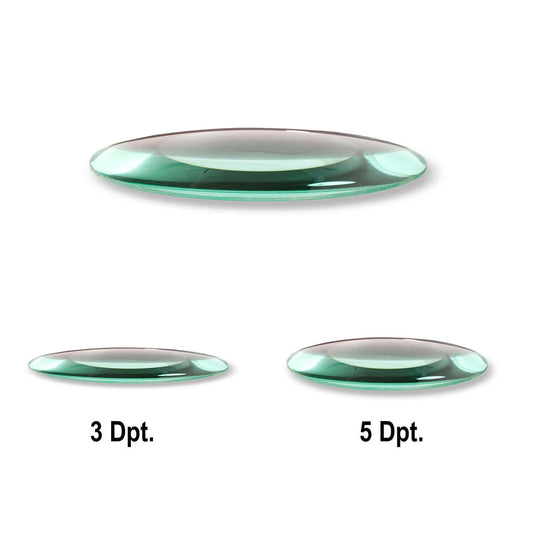 Lumeno 624X lente di ricambio per lampade d'ingrandimento a 3 o 5 diottrie, diametro 170 mm